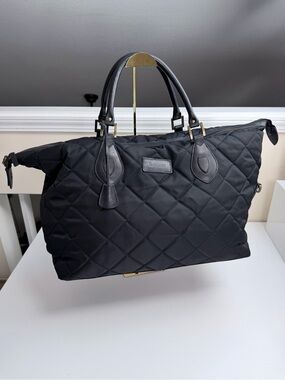Barbour  Weekender Unisex Tote Bag Duffel Black NO Long Strap